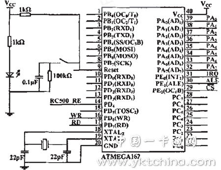 ATMEGA 162 外围电路原理图