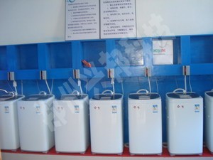 天津节水型创建评审节水典型，IC卡洗衣机节水效果良好
